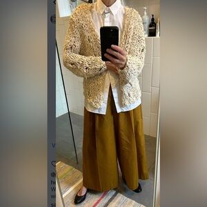 Like New Doen Valentin Pant in Bay Leaf SZ 4